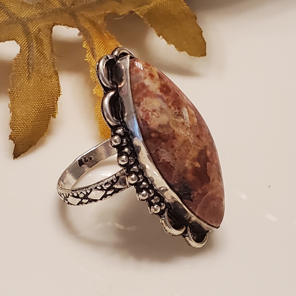 Sterling Silver Stone Ring - Picture 8 of 12